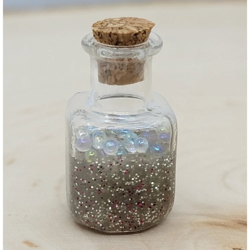 1:12 1:6‎ Miniature Dollhouse Potion Bottle Scientist Halloween Decor Jar Witch